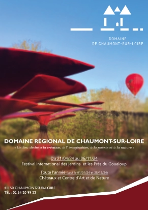 Affiche Flyer Domaine de Chaumont