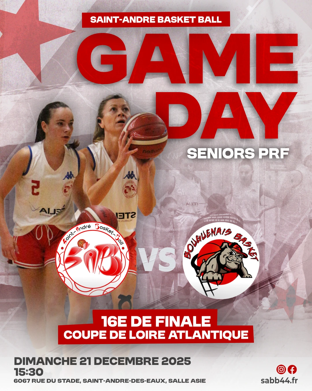 Affiche Match Basket 3