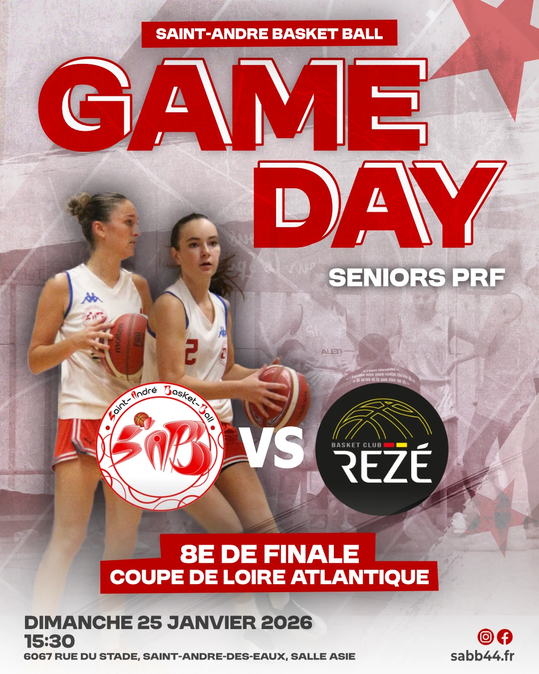 Affiche Match Basket 3